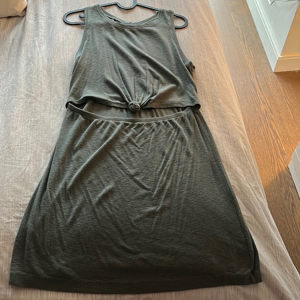 AE Medium olive green dress